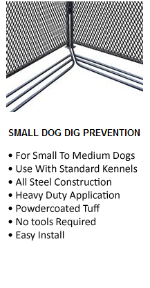Allie yard kennel on sale digging prevention system